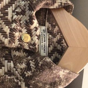 St. John Sport by Marie Grey brown jacket Size M